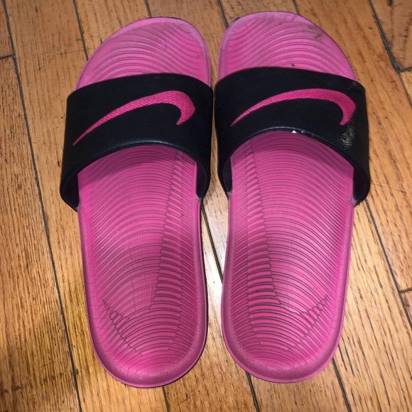 nike purple slippers